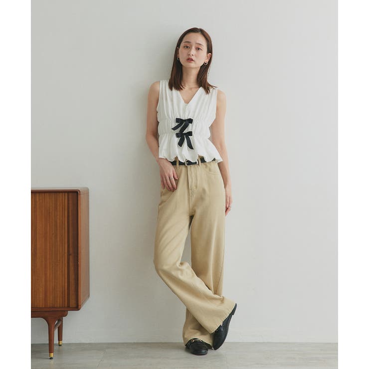 ツイルストレートパンツ | ad thie | 詳細画像31 