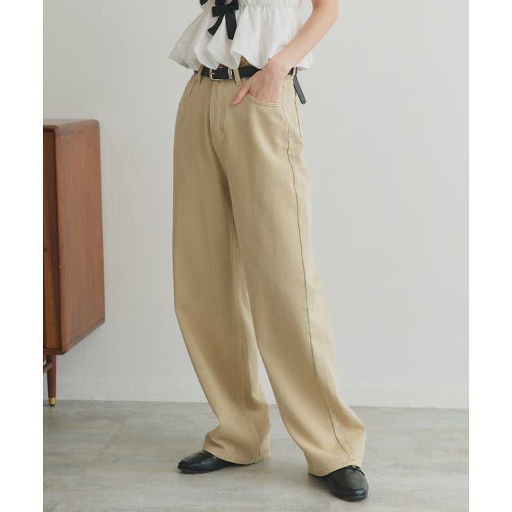 ツイルストレートパンツ | ad thie | 詳細画像34 