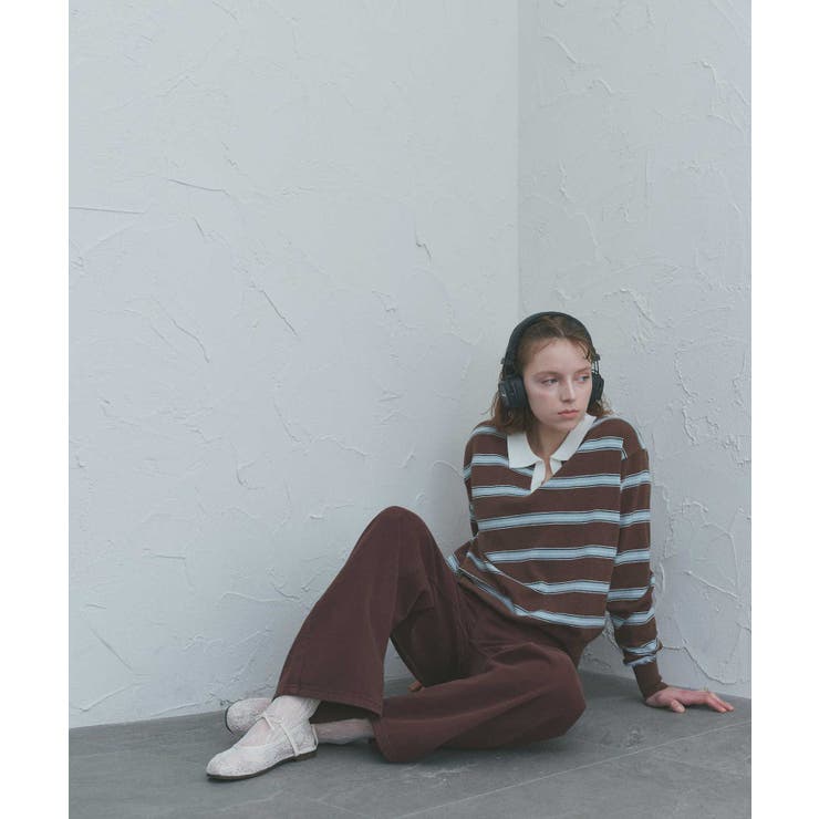 ツイルストレートパンツ | ad thie | 詳細画像4 