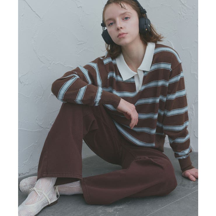 ツイルストレートパンツ | ad thie | 詳細画像5 