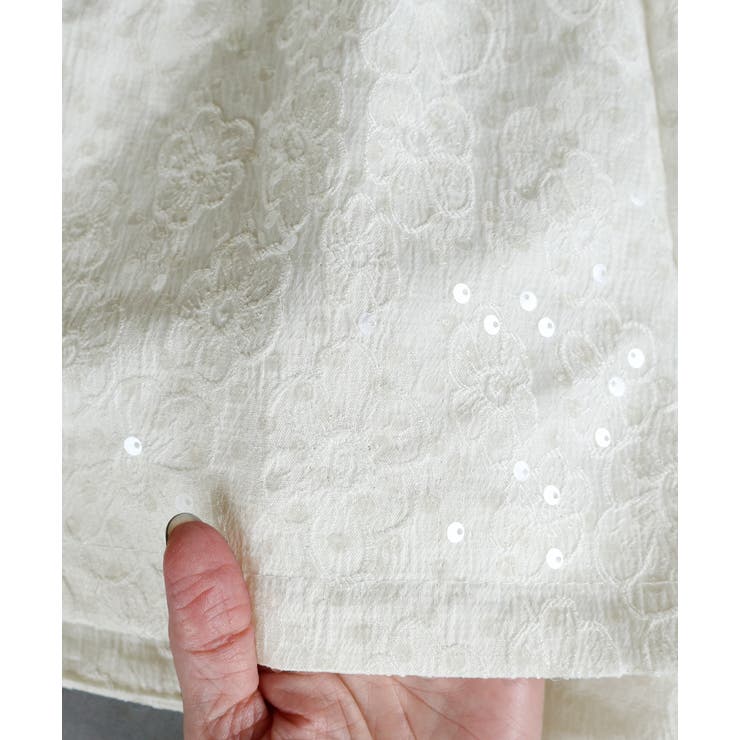 スパンコールフラワーショートパンツ | ad thie | 詳細画像26 