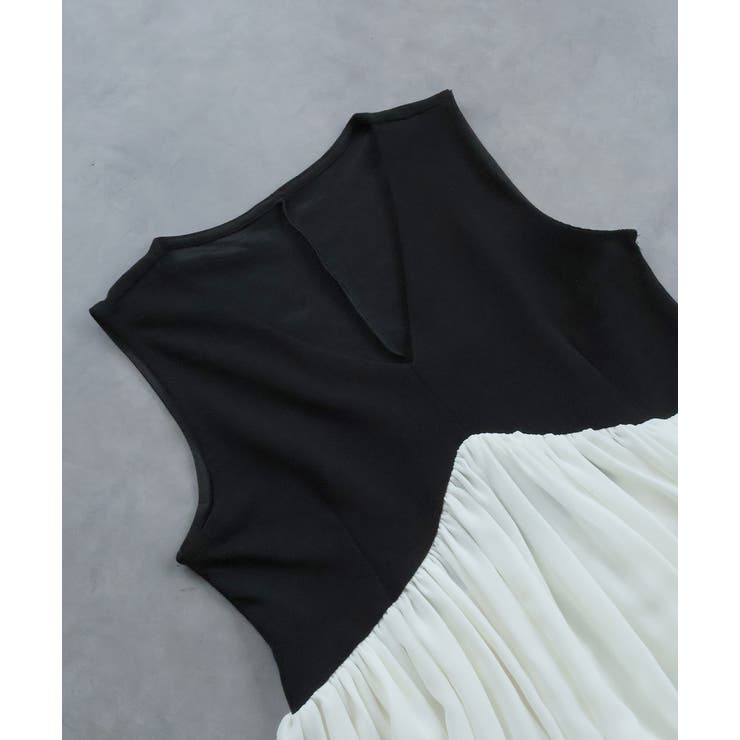 バルーンヘムノースリーブペプラムブラウス | ad thie | 詳細画像22 