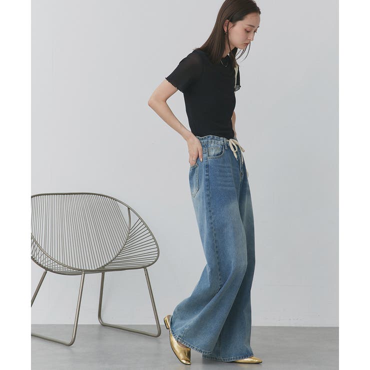 ハーフスリーブメローシアートップス | ad thie | 詳細画像14 