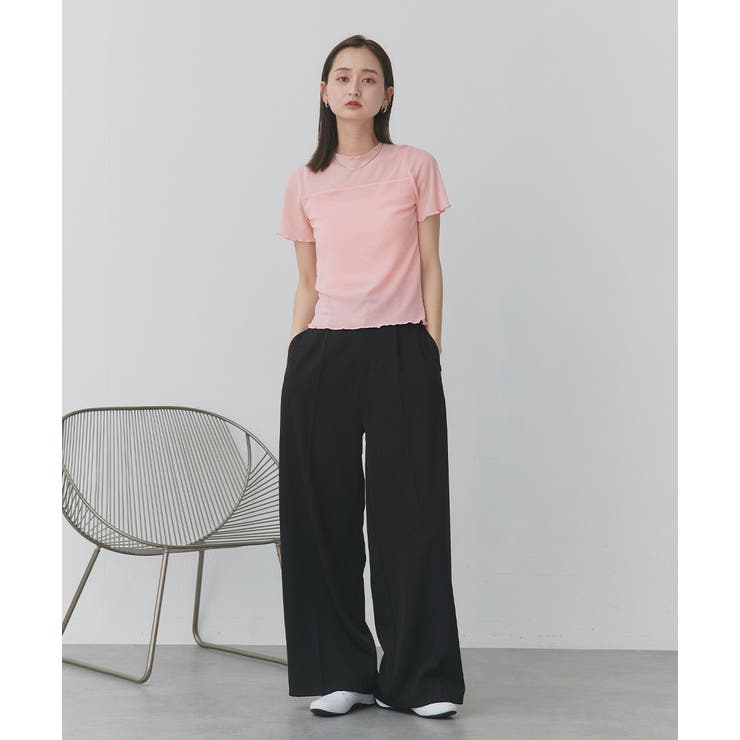 ハーフスリーブメローシアートップス | ad thie | 詳細画像19 