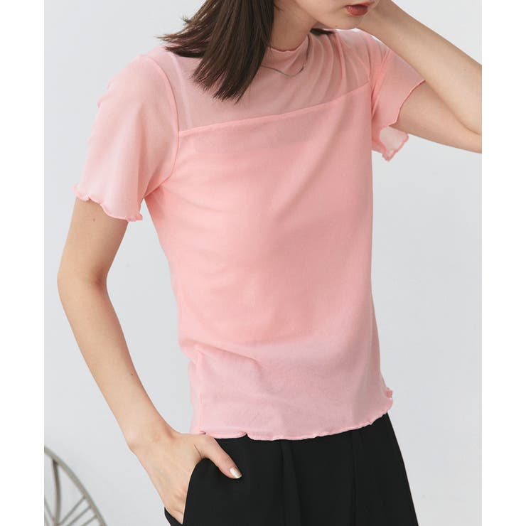 ハーフスリーブメローシアートップス | ad thie | 詳細画像22 