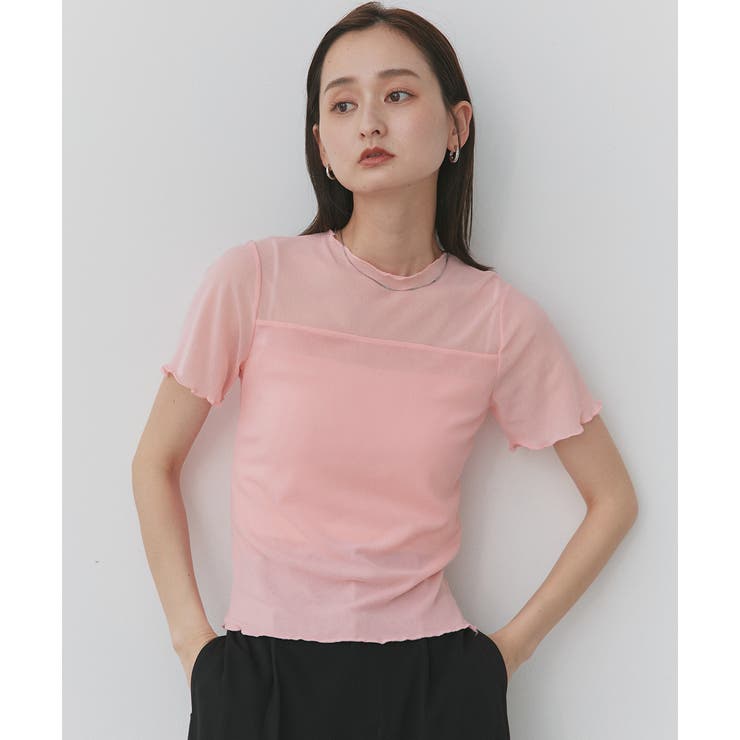 ハーフスリーブメローシアートップス | ad thie | 詳細画像23 