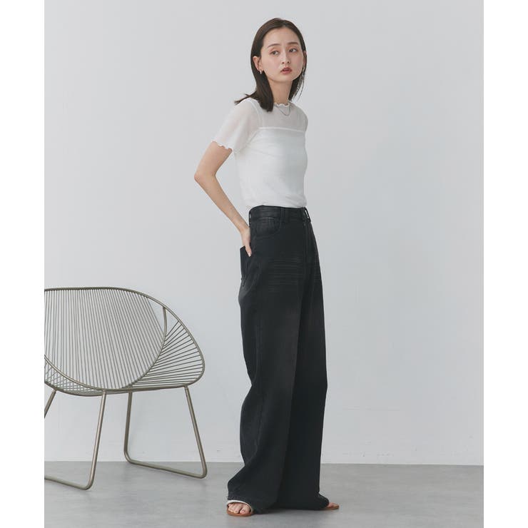 ハーフスリーブメローシアートップス | ad thie | 詳細画像3 