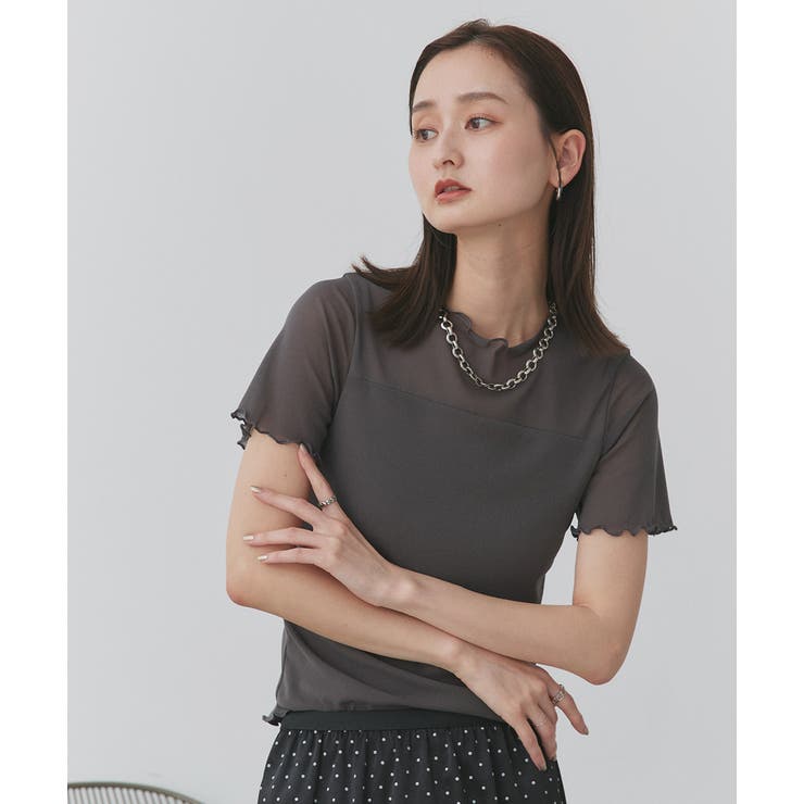 ハーフスリーブメローシアートップス | ad thie | 詳細画像30 