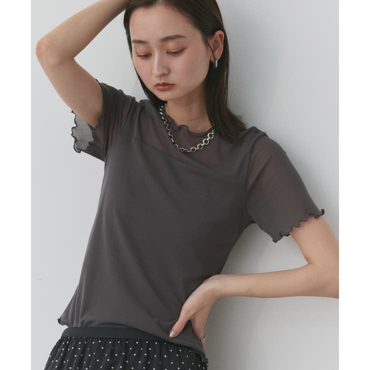 ハーフスリーブメローシアートップス | ad thie | 詳細画像32 
