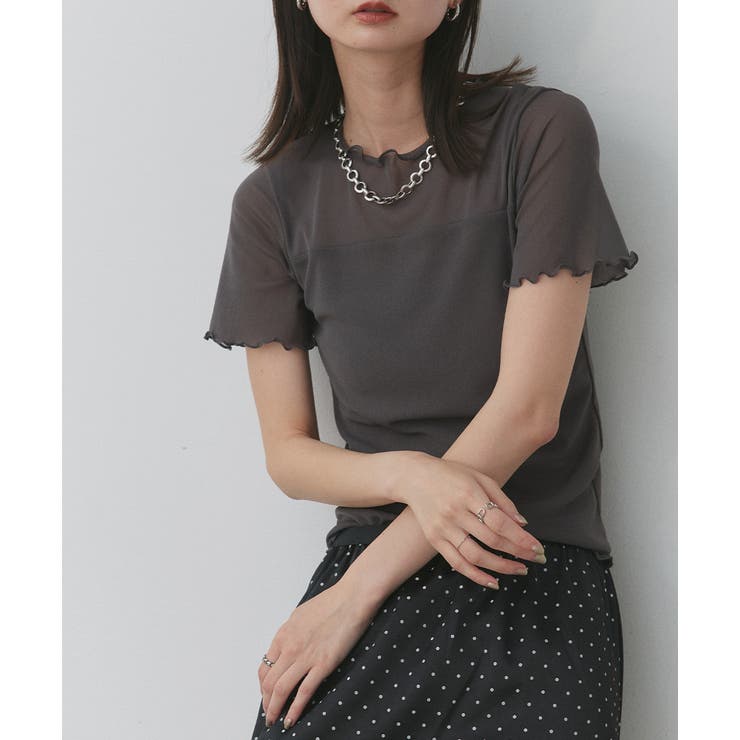 ハーフスリーブメローシアートップス | ad thie | 詳細画像33 