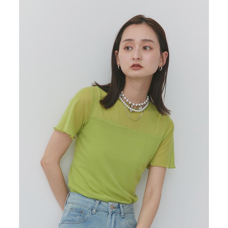 ハーフスリーブメローシアートップス | ad thie | 詳細画像39 