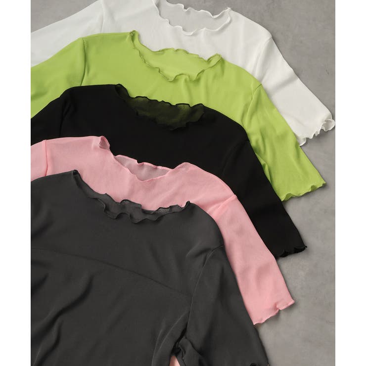 ハーフスリーブメローシアートップス | ad thie | 詳細画像47 