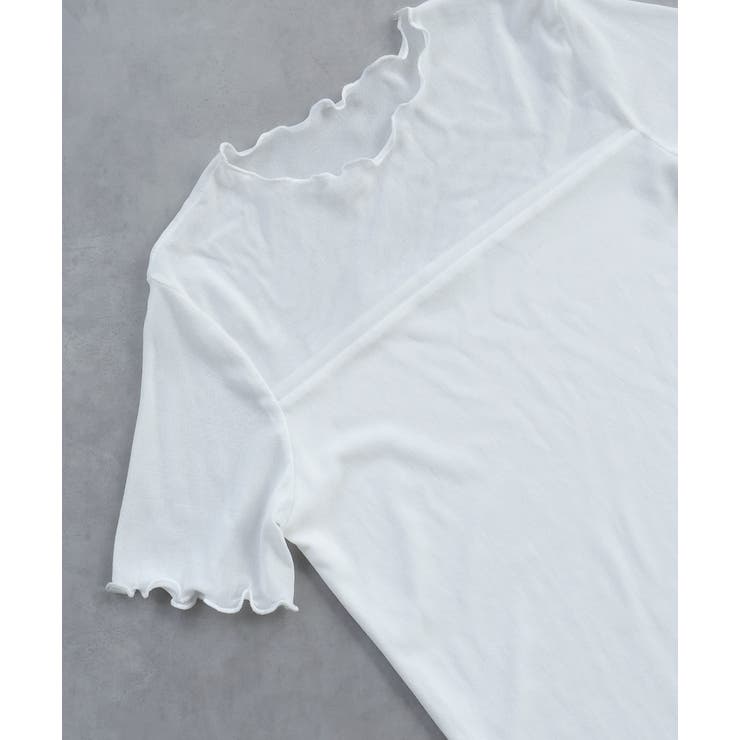 ハーフスリーブメローシアートップス | ad thie | 詳細画像48 