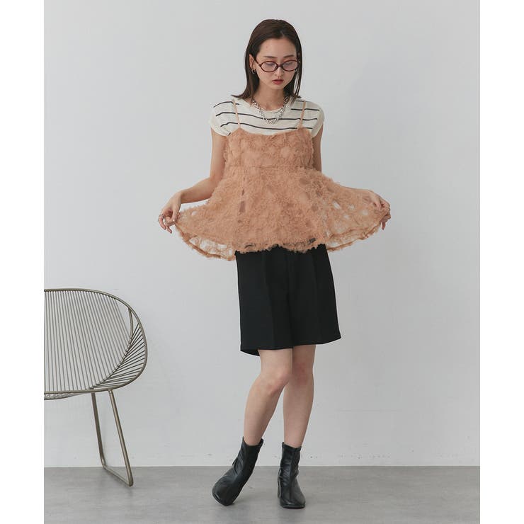 フェイクカーディガン付き ノースリーブニット | ad thie | 詳細画像17 