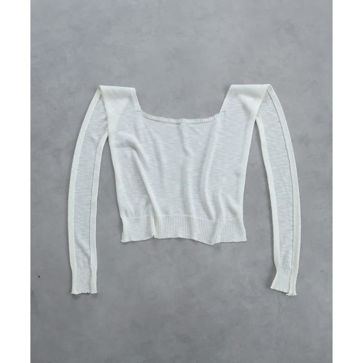 フェイクカーディガン付き ノースリーブニット | ad thie | 詳細画像58 