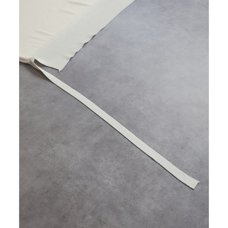 ショート丈リボンノースリーブニット | ad thie | 詳細画像49 