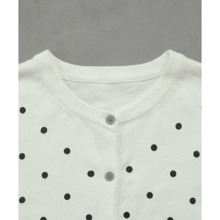 ポルカドットニットカーディガン | ad thie | 詳細画像40 