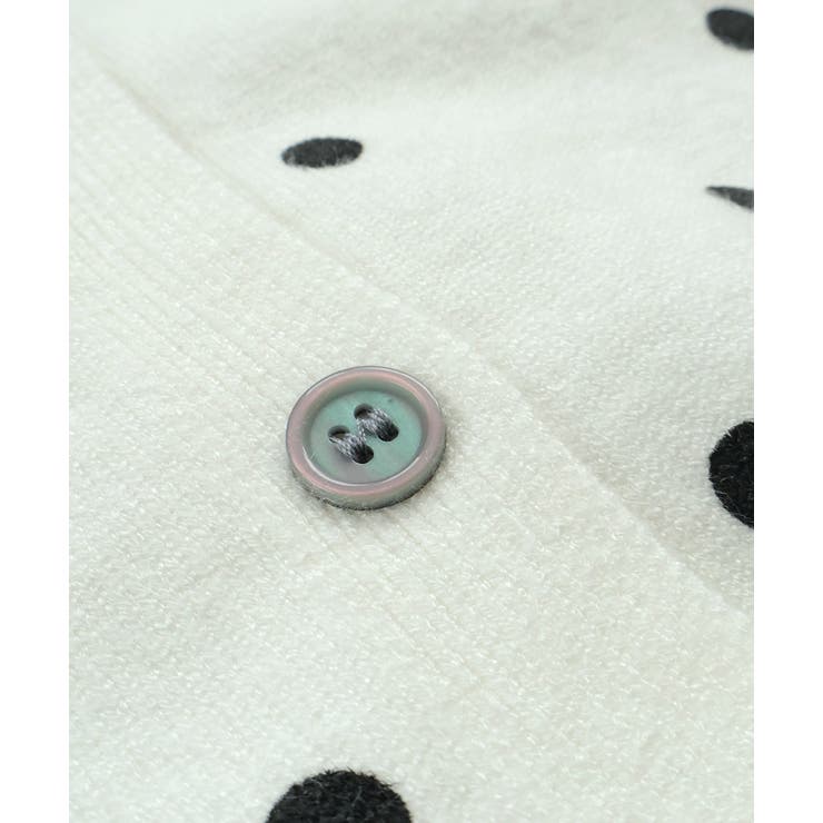 ポルカドットニットカーディガン | ad thie | 詳細画像42 