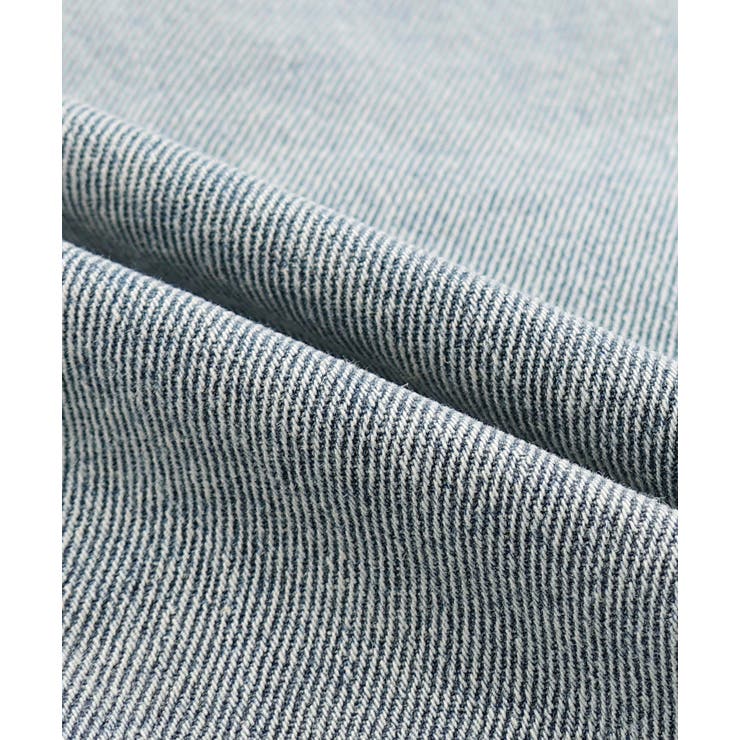 タックデザインデニムショート丈ベスト | ad thie | 詳細画像31 