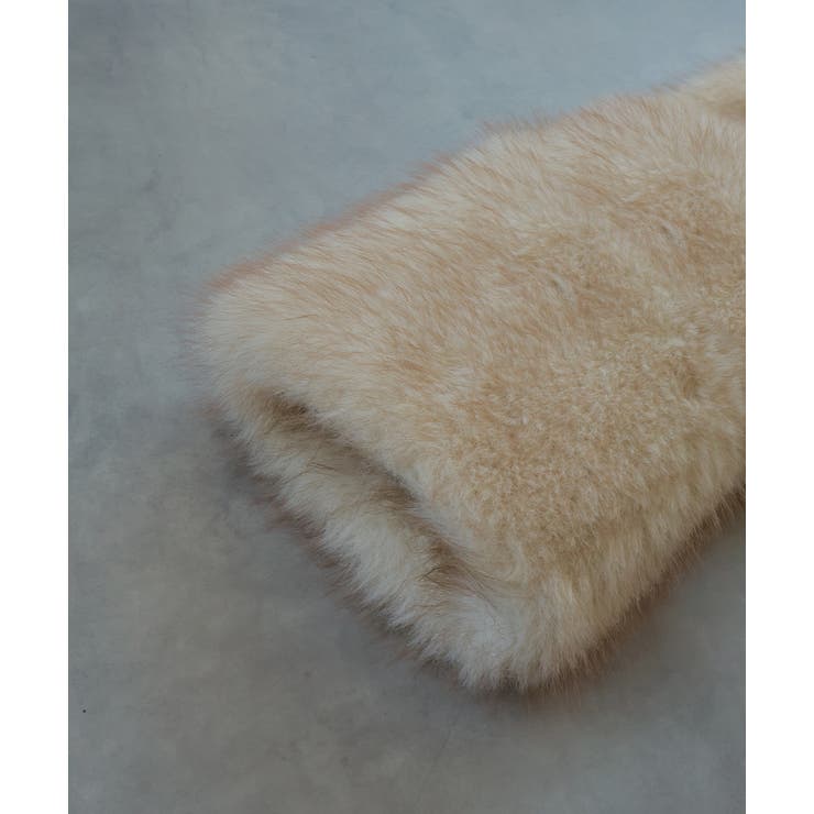 スタンドカラーフェイクファーコート | ad thie | 詳細画像58 