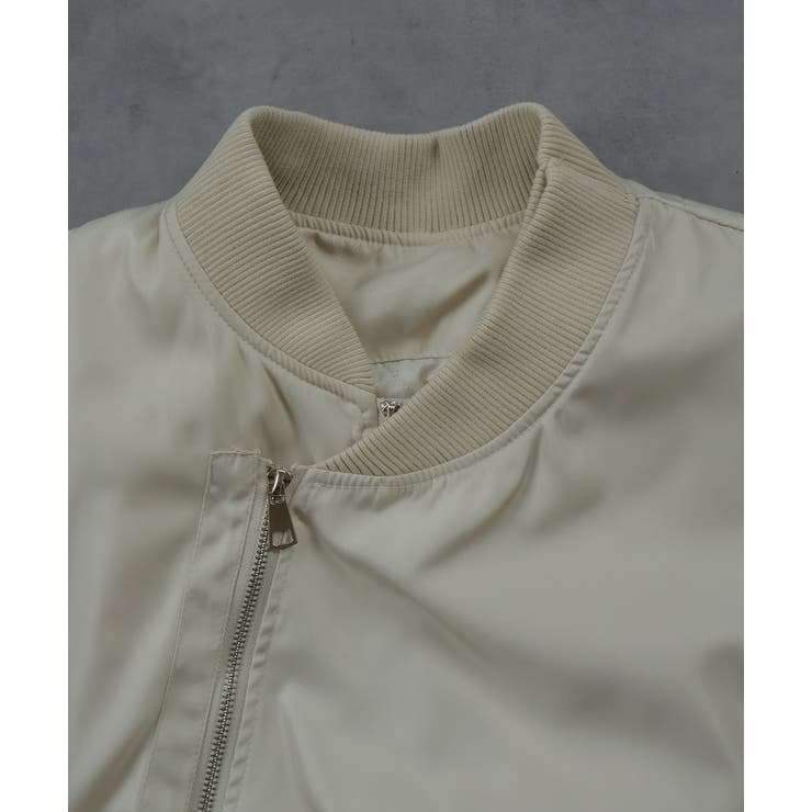 ギャザーデザインアシンメトリーMA-1 | ad thie | 詳細画像56 