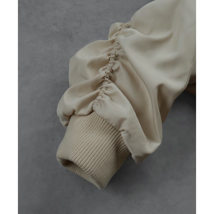 ギャザーデザインアシンメトリーMA-1 | ad thie | 詳細画像60 