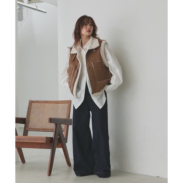 ムートンボアベスト | ad thie | 詳細画像13 