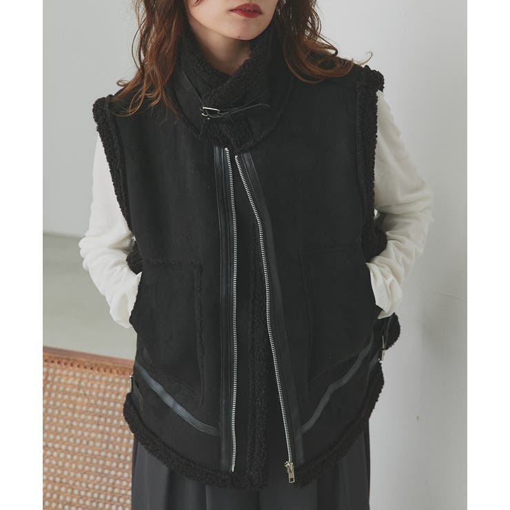 ムートンボアベスト | ad thie | 詳細画像23 