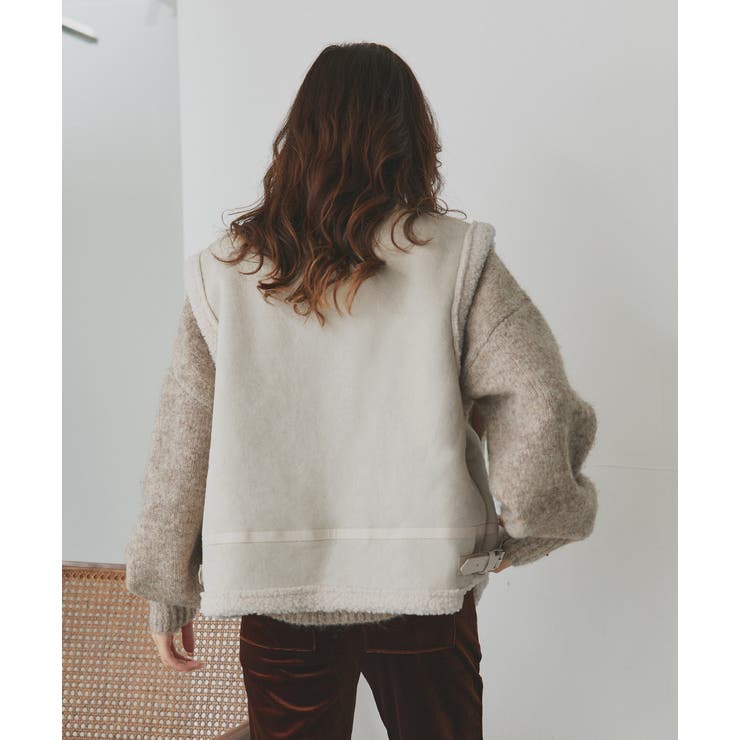 ムートンボアベスト | ad thie | 詳細画像28 