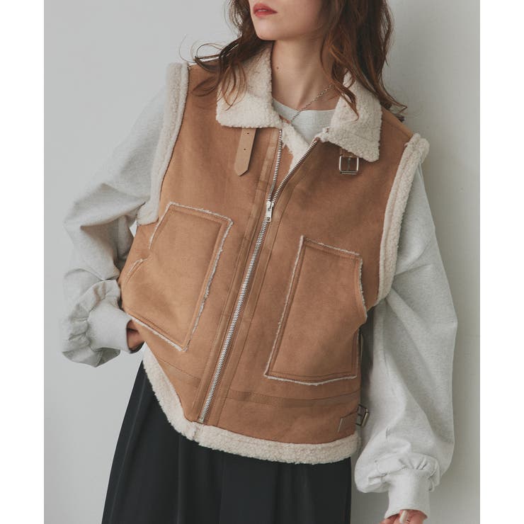 ムートンボアベスト | ad thie | 詳細画像35 