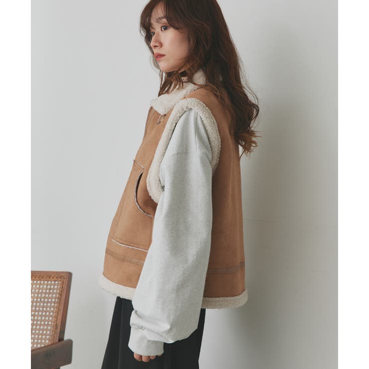 ムートンボアベスト | ad thie | 詳細画像36 