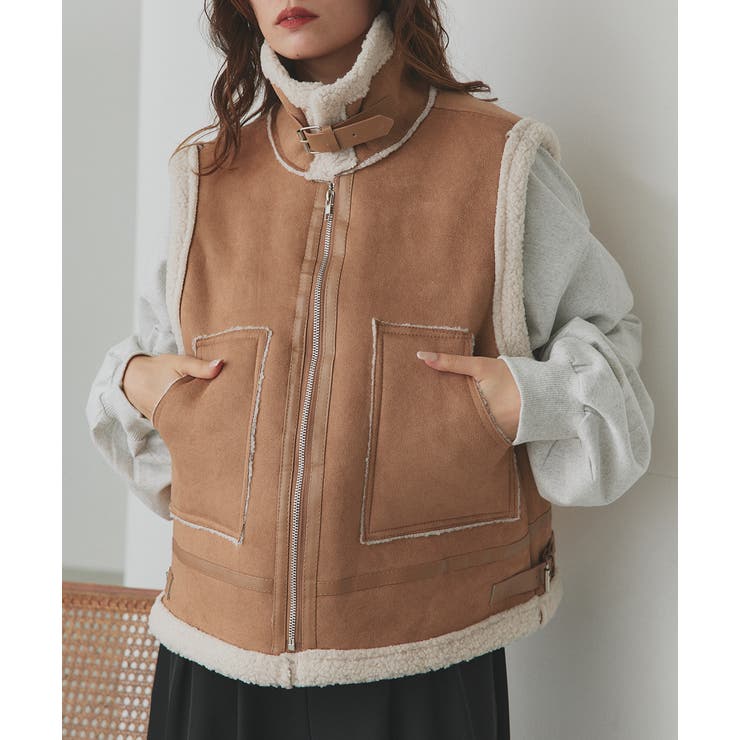 ムートンボアベスト | ad thie | 詳細画像37 