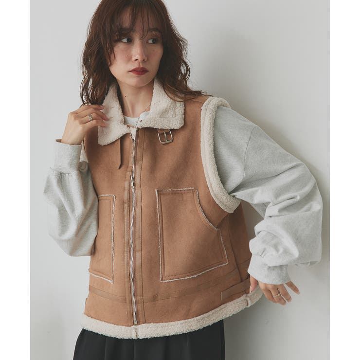 ムートンボアベスト | ad thie | 詳細画像38 