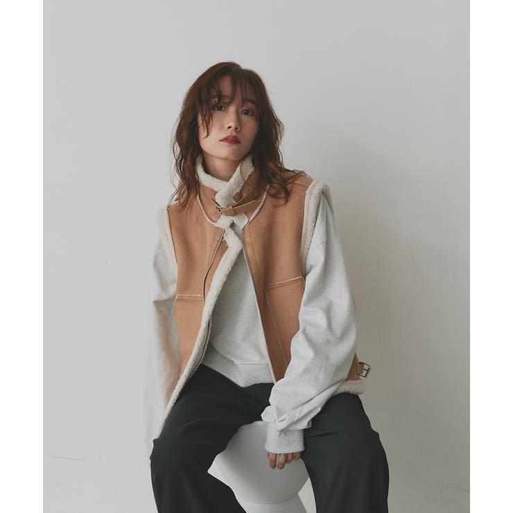 ムートンボアベスト | ad thie | 詳細画像39 