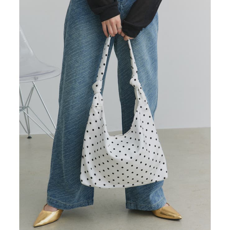 ドット レオパード パターンアソートショルダーバッグ | ad thie | 詳細画像5 