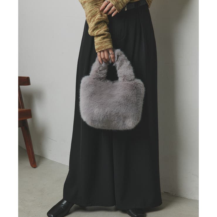 フェイクファーハンドバッグ | ad thie | 詳細画像12 