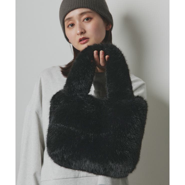 フェイクファーハンドバッグ | ad thie | 詳細画像8 