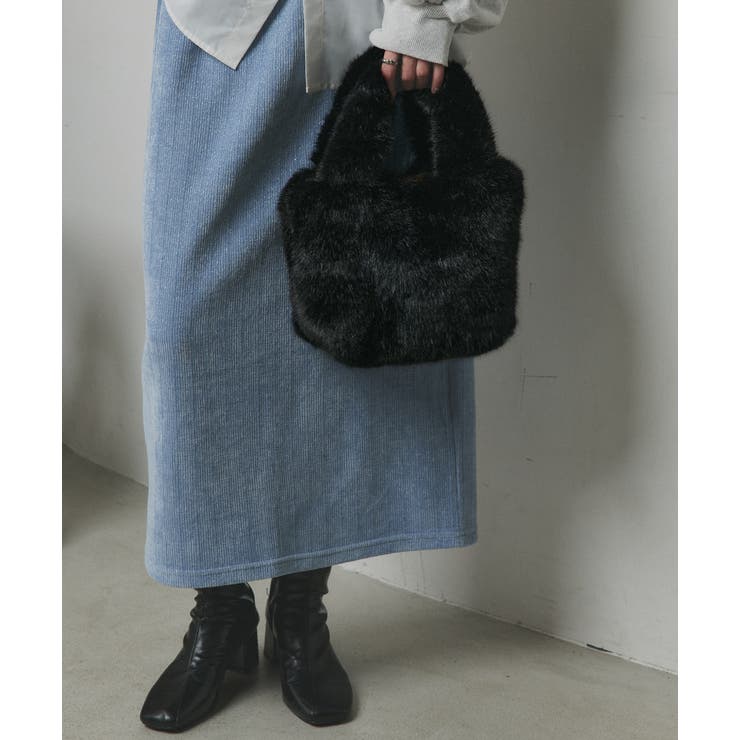 フェイクファーハンドバッグ | ad thie | 詳細画像9 