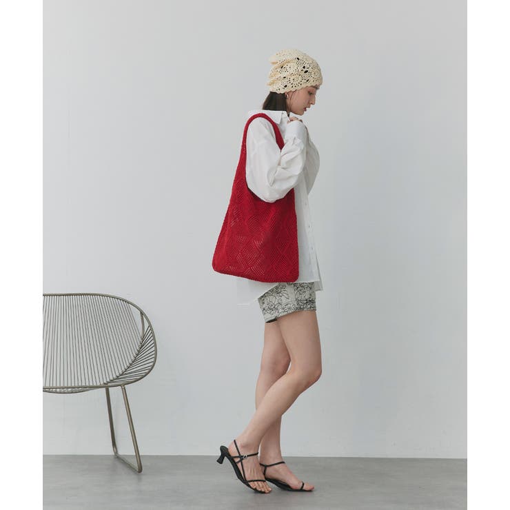 カラフルニットトートバッグ | ad thie | 詳細画像15 