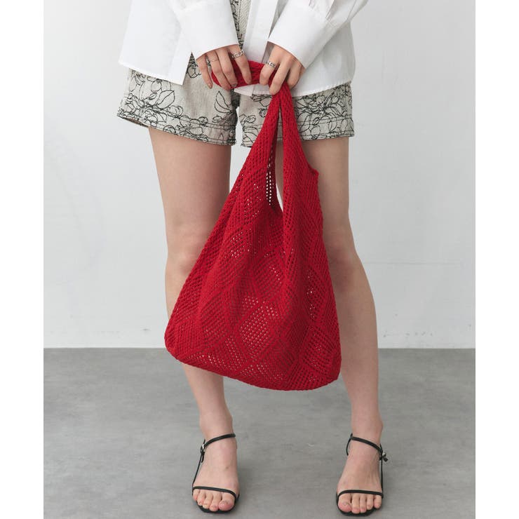 カラフルニットトートバッグ | ad thie | 詳細画像18 