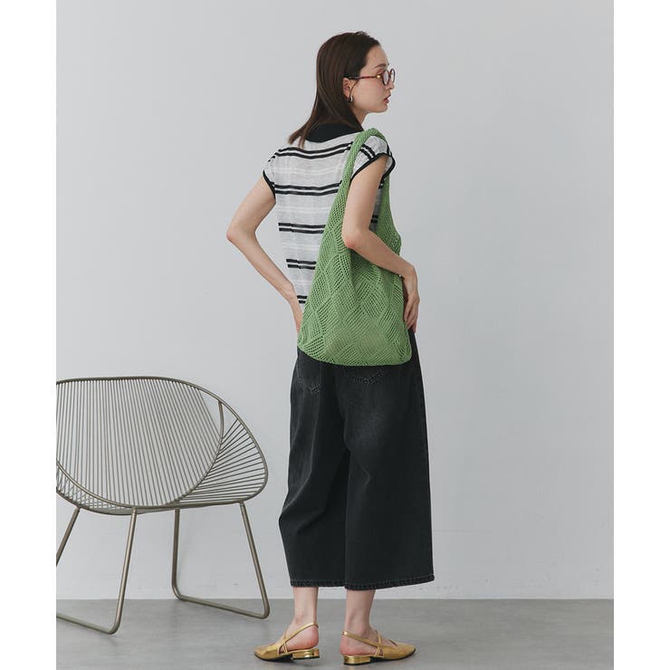 カラフルニットトートバッグ | ad thie | 詳細画像21 