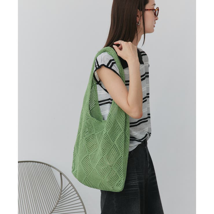 カラフルニットトートバッグ | ad thie | 詳細画像23 