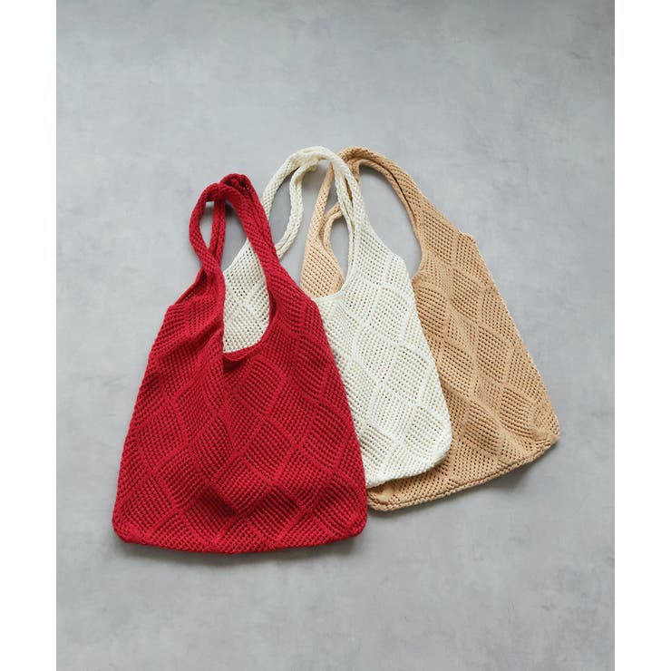 カラフルニットトートバッグ | ad thie | 詳細画像33 