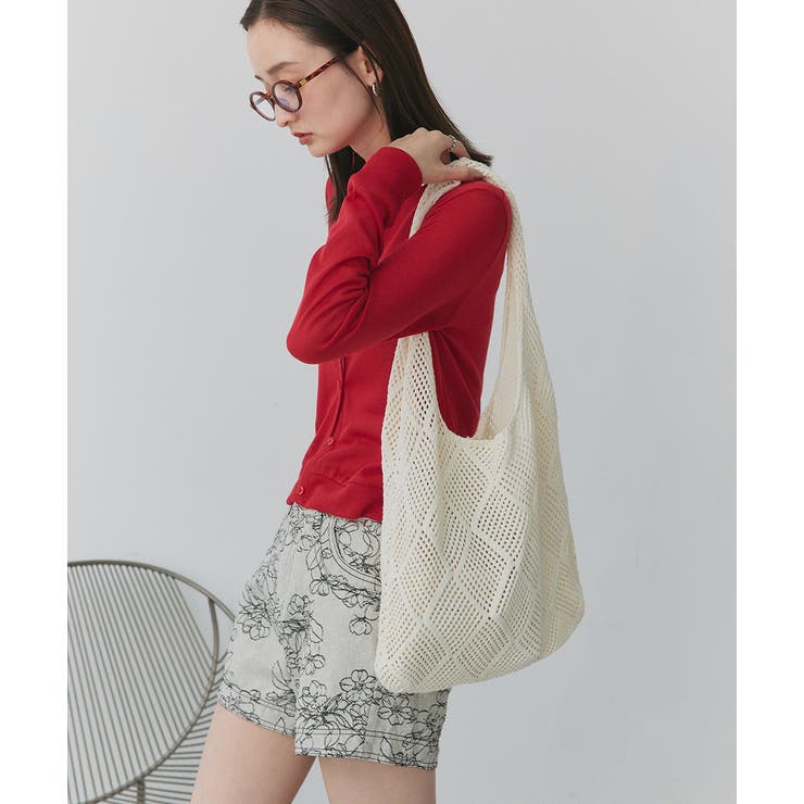 カラフルニットトートバッグ | ad thie | 詳細画像4 