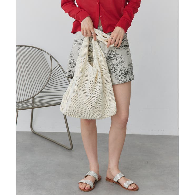 カラフルニットトートバッグ | ad thie | 詳細画像5 