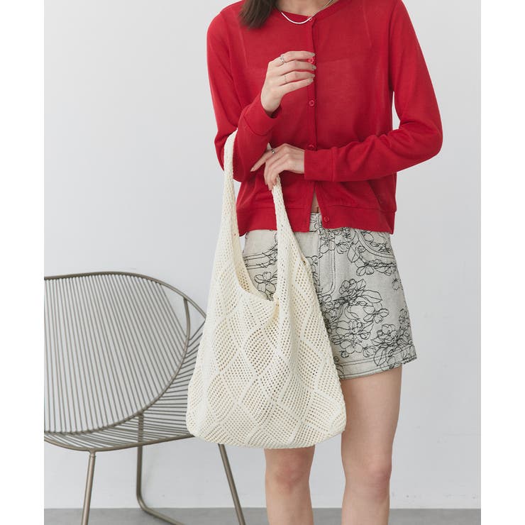 カラフルニットトートバッグ | ad thie | 詳細画像6 