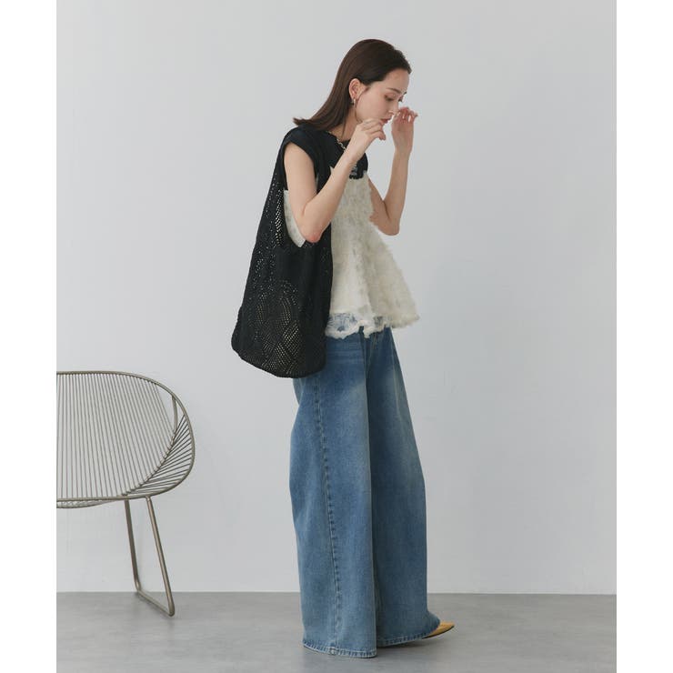 カラフルニットトートバッグ | ad thie | 詳細画像9 