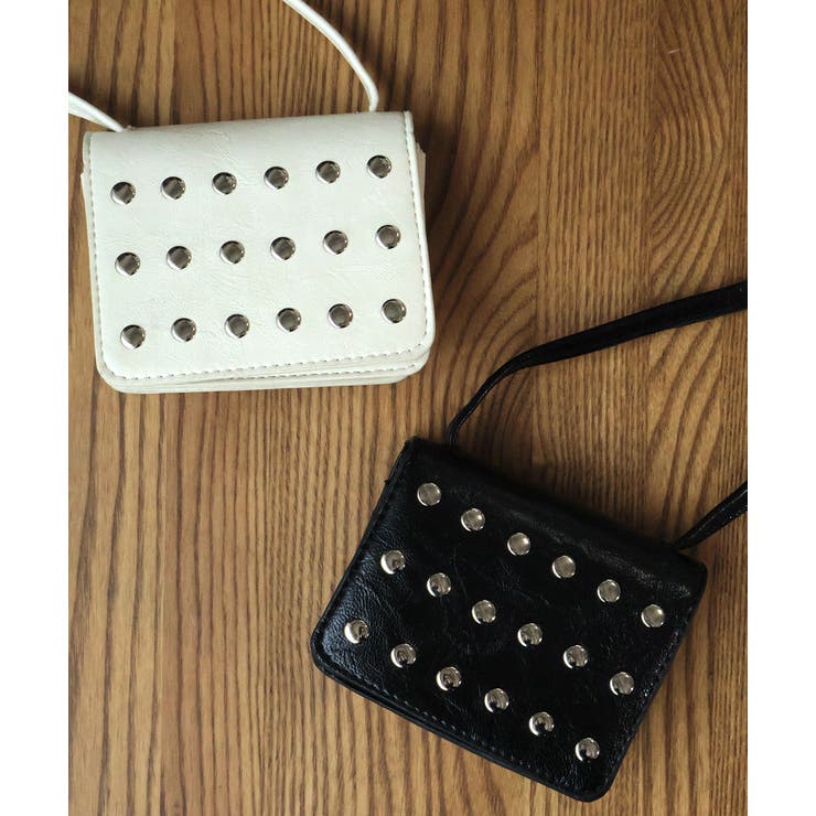 スタッズデザインミニショルダーバッグ | ad thie | 詳細画像13 