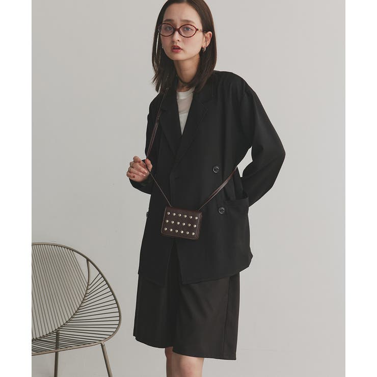 スタッズデザインミニショルダーバッグ | ad thie | 詳細画像2 