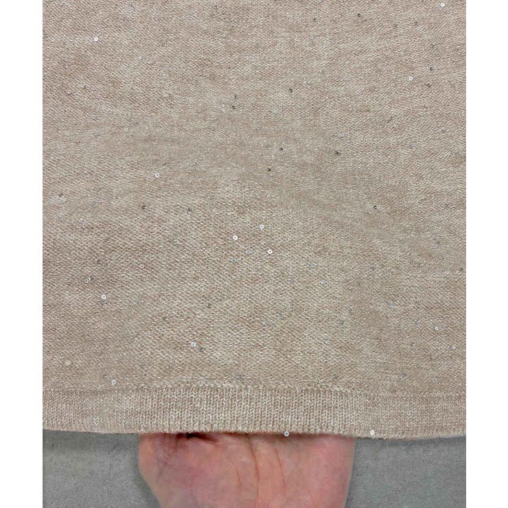 【2025AW新作】スパンコールラメニットロングスカート	 | ad thie | 詳細画像24 